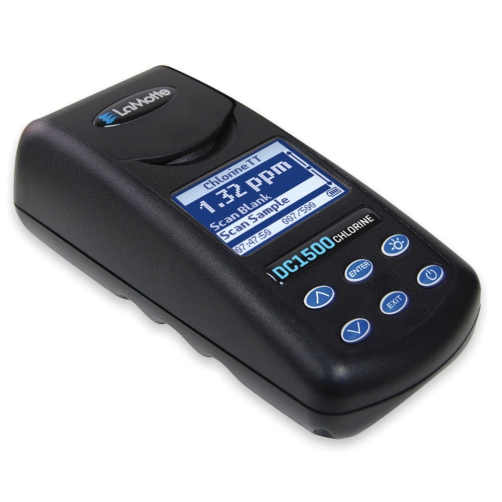 LaMotte DC1500 Colorimeter for Chlorine Testing Angled Right Top Front View