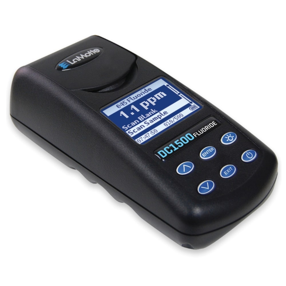 LaMotte DC1500 Colorimeter for Fluoride Testing Angled Right Top Front View