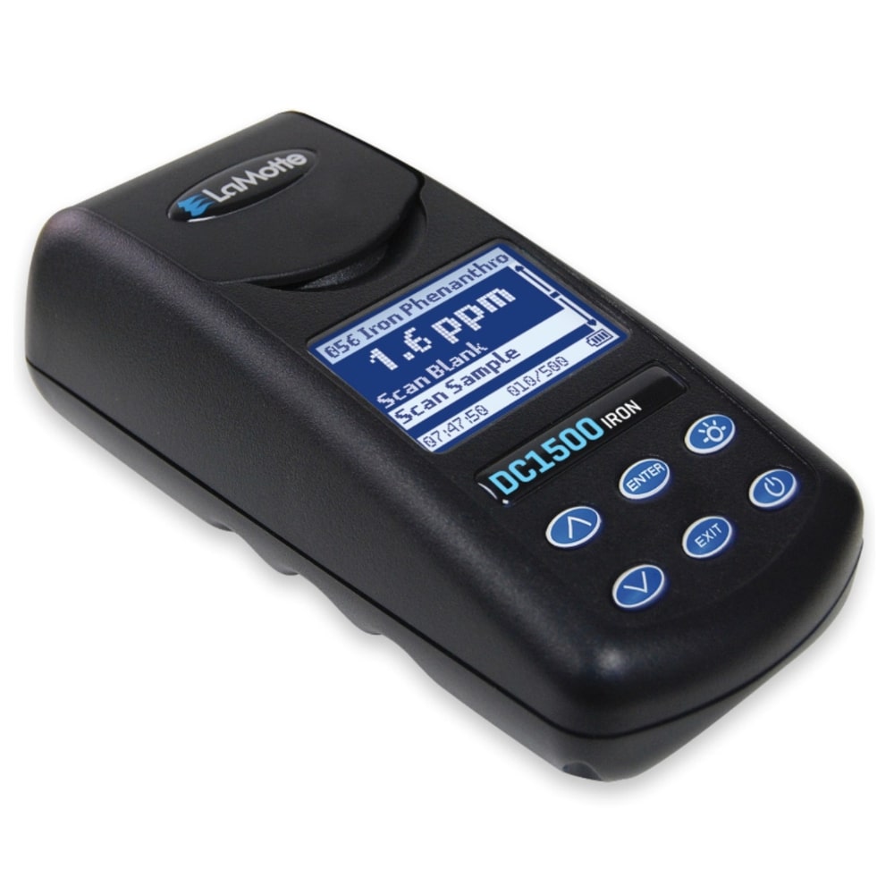 LaMotte DC1500 Colorimeter for Iron Testing Angled Right Top Front View
