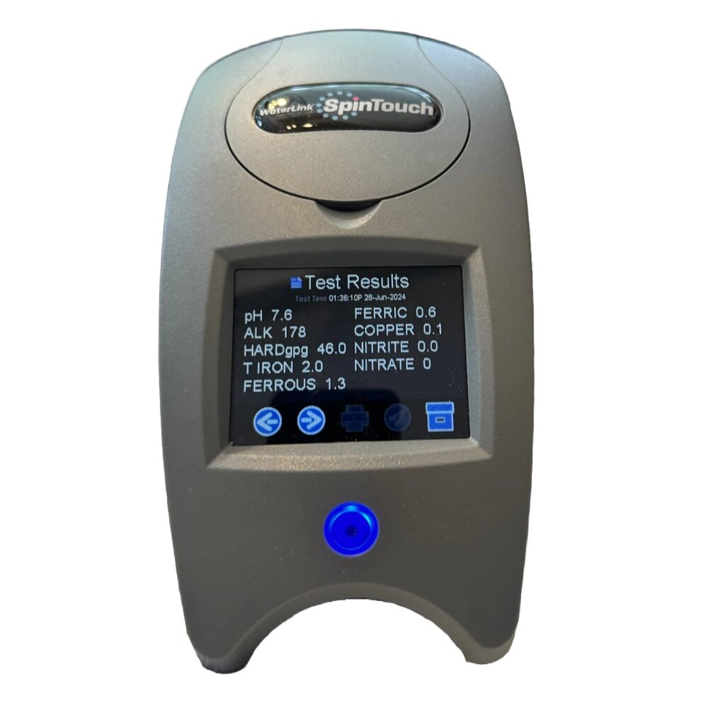 LaMotte WaterLink Spin Touch Closed Lid Top View