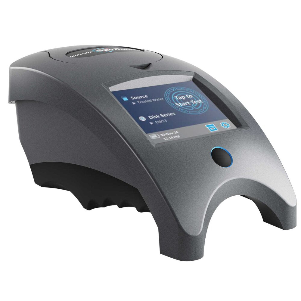 LaMotte WaterLink Spin Touch DW Closed Lid Angled Right Top Front View