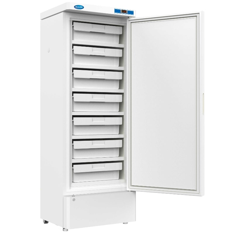 Nuline DW270 -40°C Freezer Solid Door Open Angled Right View