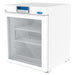Nuline EC110 Pharmacy Refrigerator Glass Door Closed Angled Left View