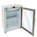 Nuline HR200G Pharmacy Fridge Glass Door Open Angled Right View