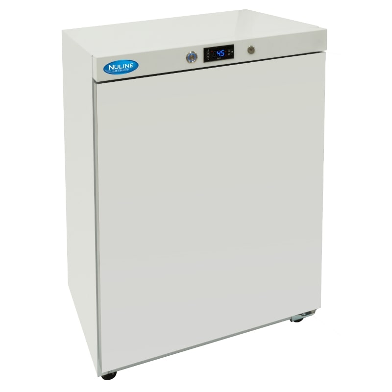Nuline HR200P Pharmacy Fridge Solid Door Closed Angled Right View