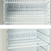 Nuline HR400 Pharmacy Refrigerator Additional Shelves Front and Top Angled View