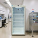 Nuline HR600G Pharmacy Fridge  Glass Door Closed Standing on Laboratory Floor Front View