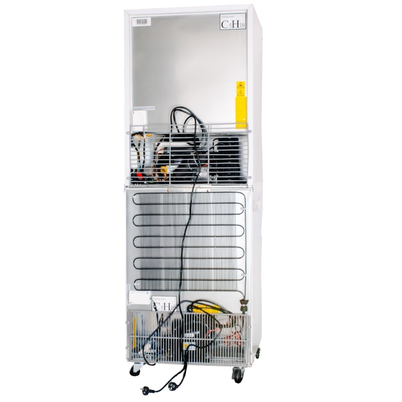 Nuline HRF400-2T Combination Fridge & Freezer Rear View