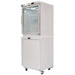Nuline HRFB400-2T Breast Milk Combination Fridge Freezer Angled Left Front Closed View