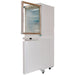 Nuline HRFB400-2T Breast Milk Combination Fridge Freezer Angled Left Front Open View