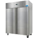 Nuline MF140TN Laboratory Fridge Solid Doors CLosed Angled Left Front