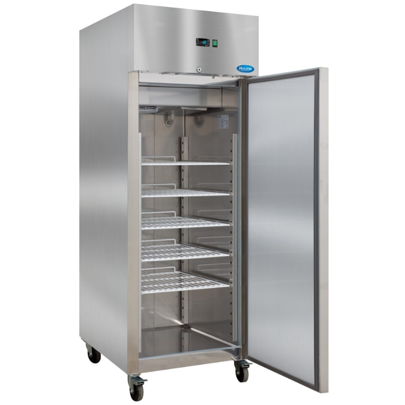 Nuline MF70BT Laboratory Freezer Solid Door Open Angled Right View