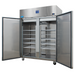Nuline MFi140TN Refrigerator Incubator Solid Doors Two Open Angled Left Front View