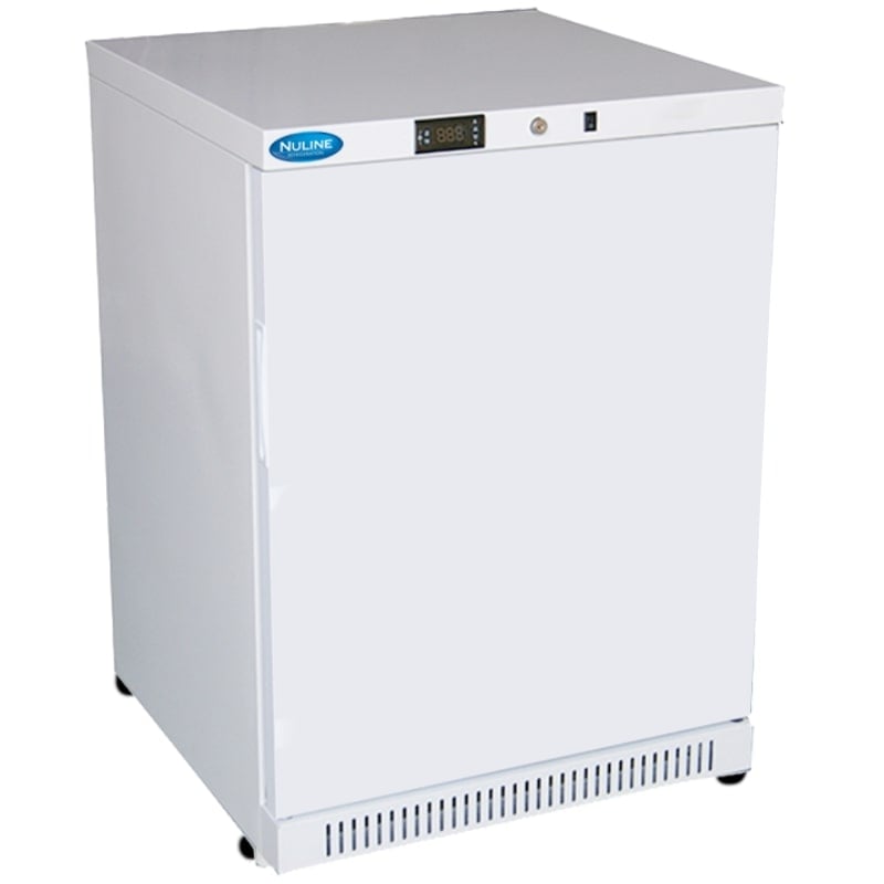 Nuline ML125P Vaccine Refrigerator Solid Door Closed Angled Right Front View