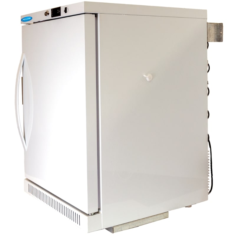 Nuline ML125 Schedule 8 Drug Refrigerator Solid Door Closed Angled Left View