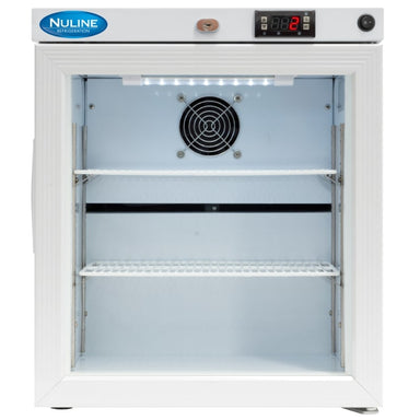 Nuline MLB29 Breast Milk Refrigerator Glass Door Closed Front View