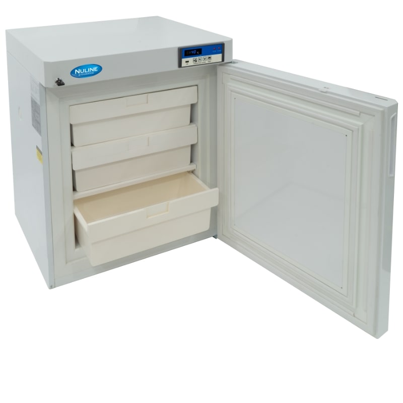 Nuline MLF90 -40°C Freezer Solid Door Open Angled Right View