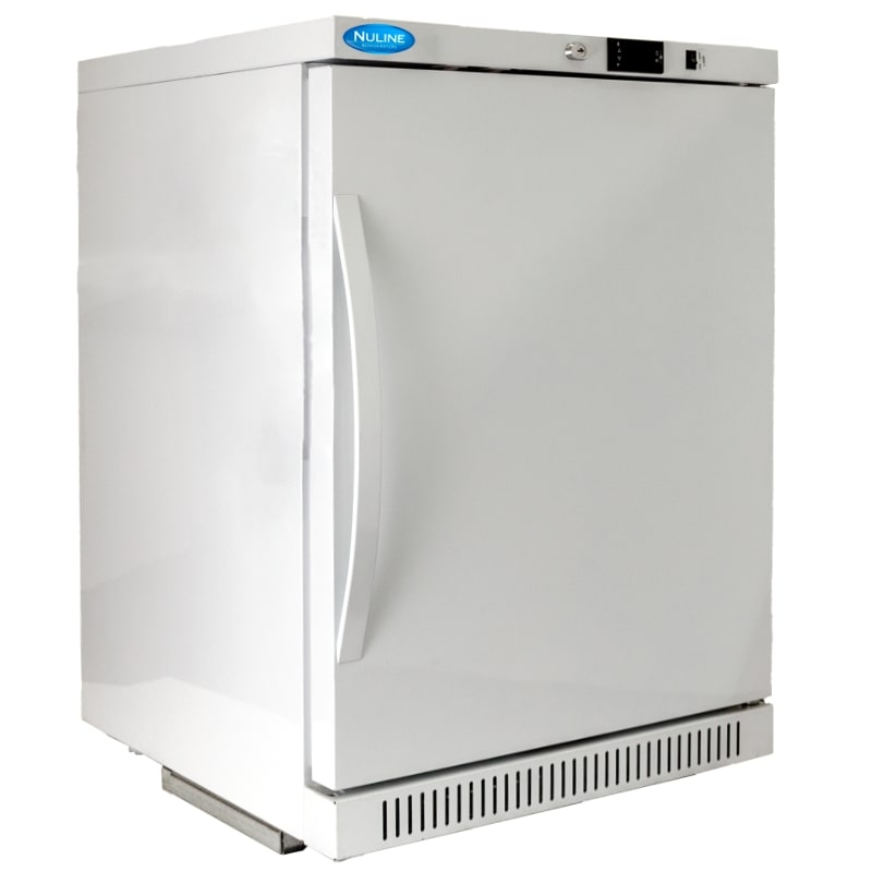 Nuline MLS125P Static Refrigerator Solid Door Closed Angled Right Front View