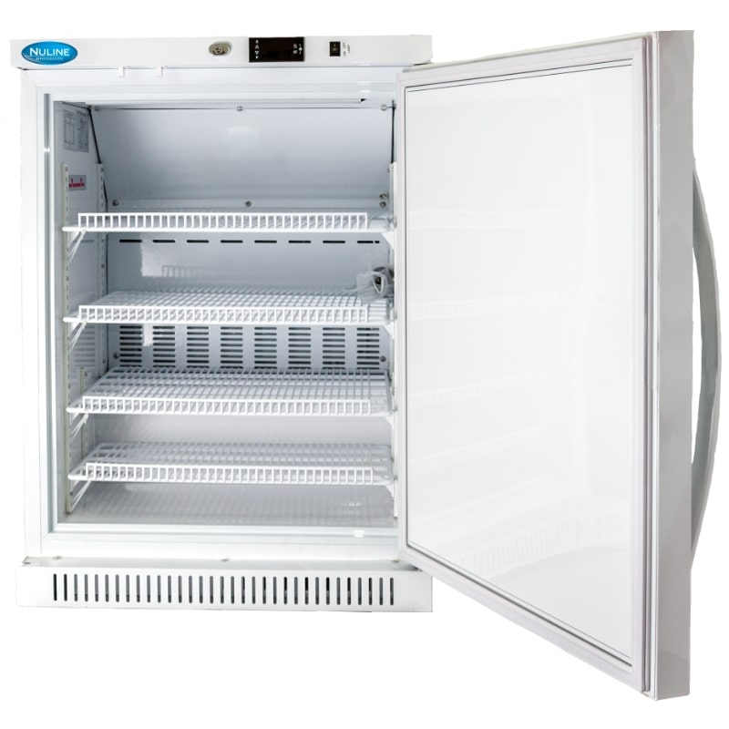 Nuline MLS125P Static Refrigerator Solid Door Open Front View