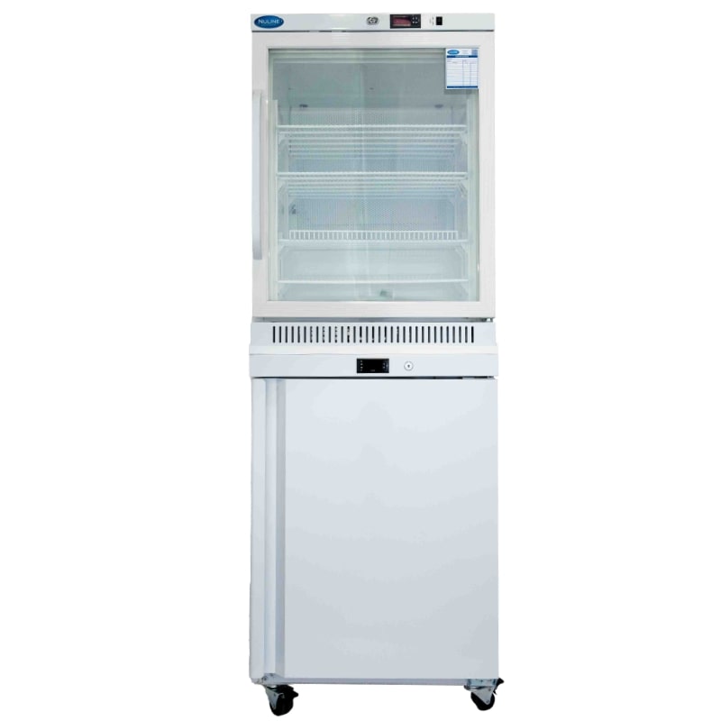 Nuline MLSHF400-2T Static Combination Fridge - Freezer Front Closed View