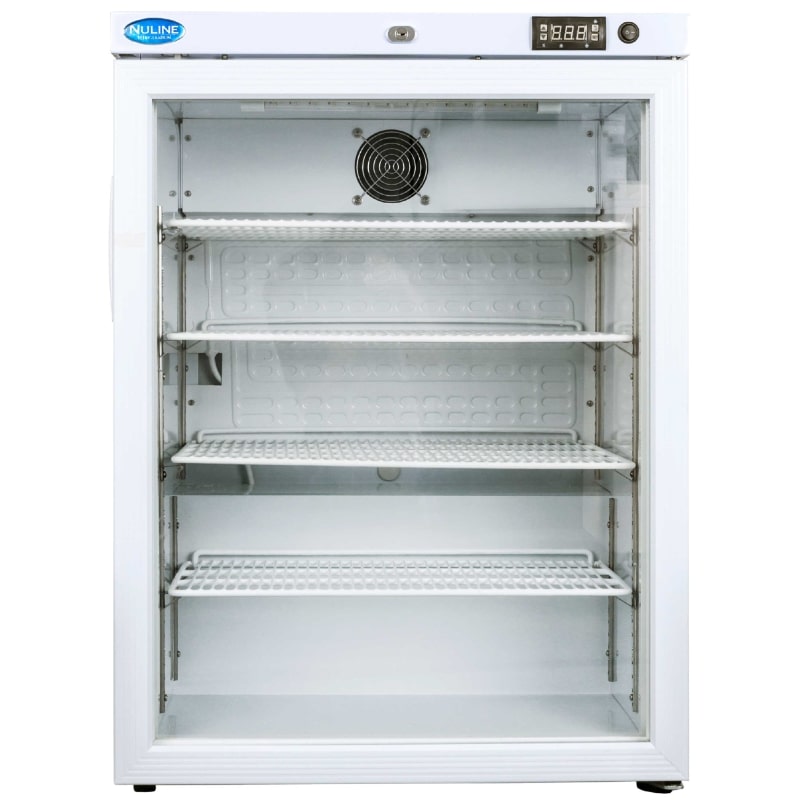 Nuline MLi125 Refrigerator Incubator Glass Door Closed Front View