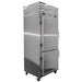 Nuline NDT700 Refrigerator & Freezer Solid Doors Closed Angled Right View