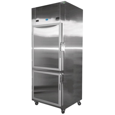 Nuline NDTB700  Breast Milk Combination Fridge & Freezer Solid Angled Left Closed View