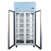 Nuline NLM1000-4 Passthrough Lab Fridge Doors Open Front View