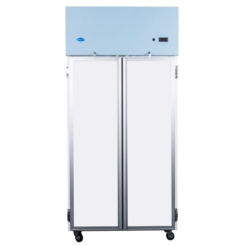 Nuline NLM1000-4 Passthrough Laboratory Refrigerator Solid Door Closed Front View