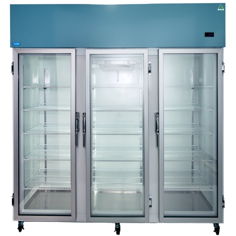 Nuline NLM1614-3 Laboratory Refrigerator Glass Door Closed Front View