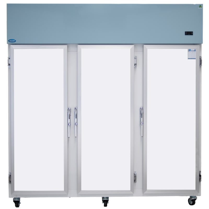 Nuline NLM1614-6 Passthrough Laboratory Refrigerator Solid Doors Closed Front View