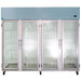 Nuline NLM2170-4 Laboratory Refrigerator Glass Door Closed Front View