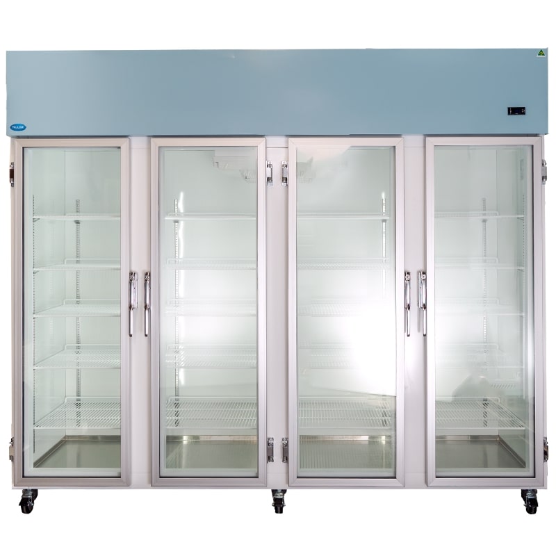 Nuline NLM2170-4 Laboratory Refrigerator Glass Door Closed Front View