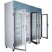 Nuline NLM2170-4 Laboratory Refrigerator Glass Door Open Angled Left View