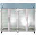 Nuline NLMDR2170 Dual Lab Fridge Glass Close Front