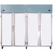 Nuline NLMDR2170 Dual Laboratory Refrigerator Solid Door Closed Front View