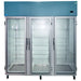 Nuline NLMS1614-3 Spark Safe Laboratory Refrigerator Glass Door Closed Front View