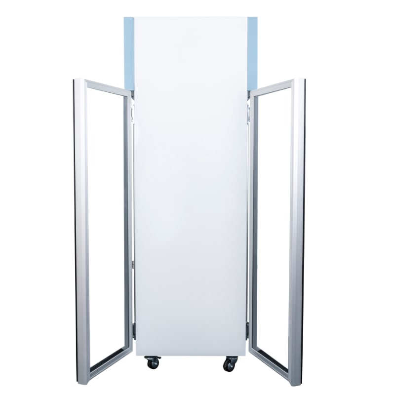 Nuline NLM Passthrough Laboratory Fridge Doors Open Side View