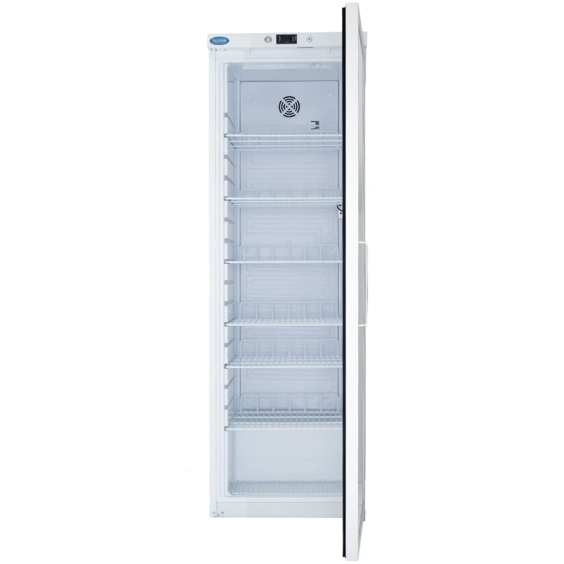 Nuline PR350 Pharmacy Refrigerator Glass Door Open Front View