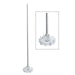 Ohaus Achiever 5000 Series 40x0.7cm Stirrer Shaft Standing Upright with Turbine and Close Up Turbine View to Right - Front View