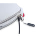 Ohaus Anti-Theft Laptop Lock Security Device for All Scout Models Connected to Back of Scales Angled Right Top View
