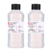 Ohaus Buffer Solution 1.68 2Pk in 250ml Plastic Bottles Sitting on Flat Surface Label Facing Front View