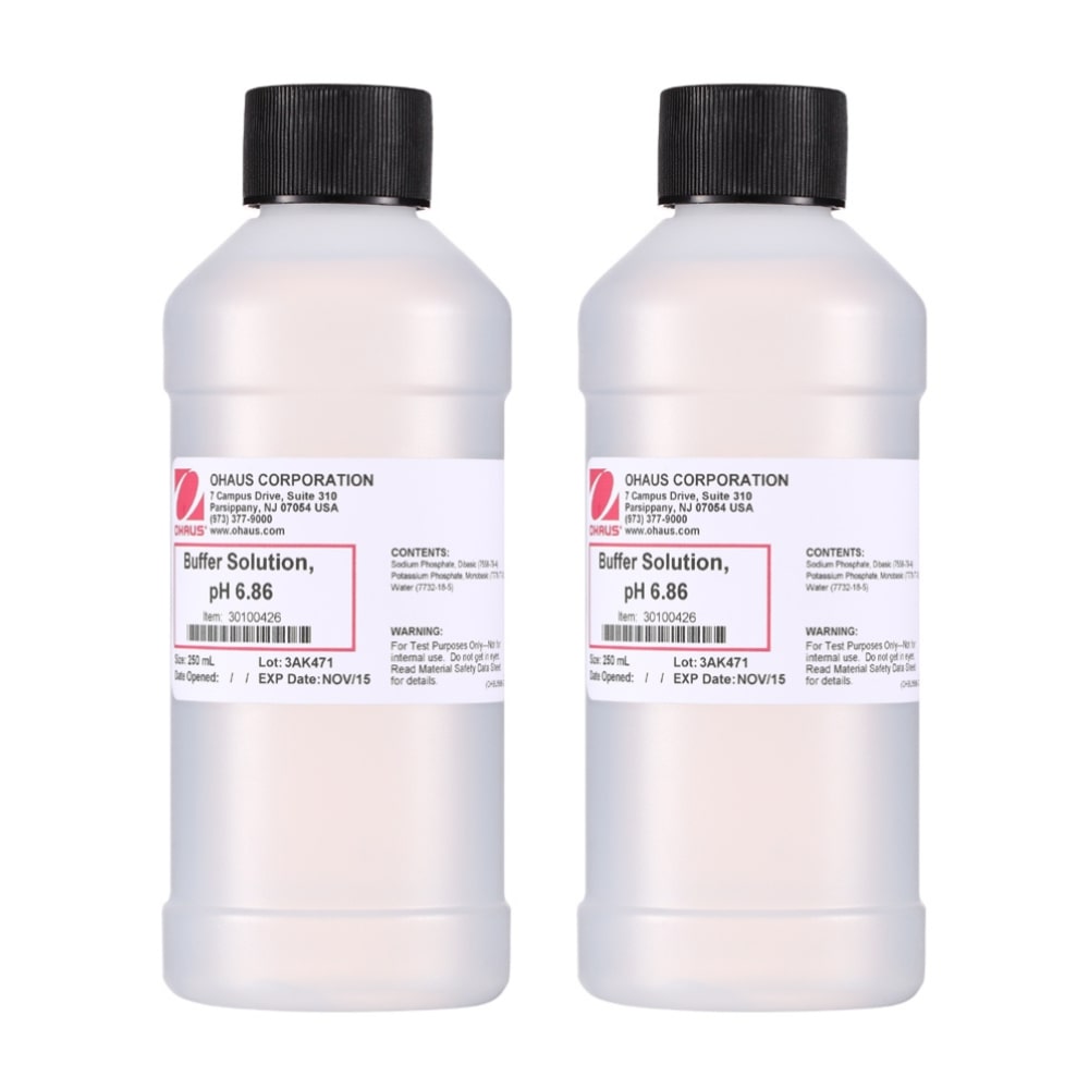 Label Buffer Ohaus pH Buffer Solution and Powder — Lab Devices Australia