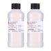 Ohaus Conductivity Standard Solution 12.88 mS-cm 2Pk in 250ml Plastic Bottles Sitting on Flat Surface Label Facing