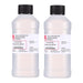 Ohaus Conductivity Standard Solution 84 μS-cm 2Pk in 250ml Plastic Bottles Sitting on Flat Surface Label Facing