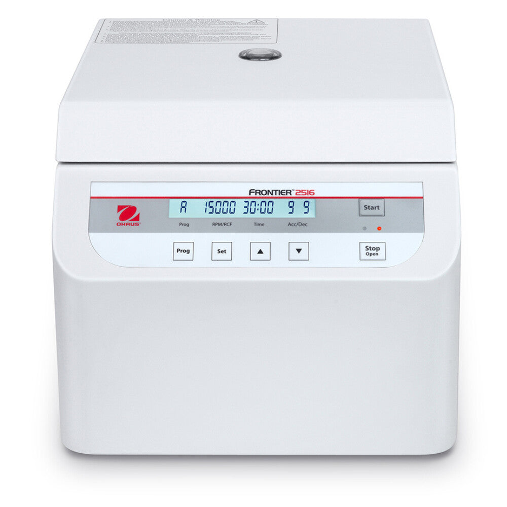 Ohaus Frontier 2000 Series FC2516 Micro Centrifuge Closed Lid Front View