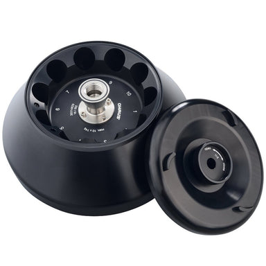 Ohaus Frontier 5000 Micro Pro  Centrifuge - Angle Rotor 10x50ml FA tubes ID (R-A10X50-10MI) Top View