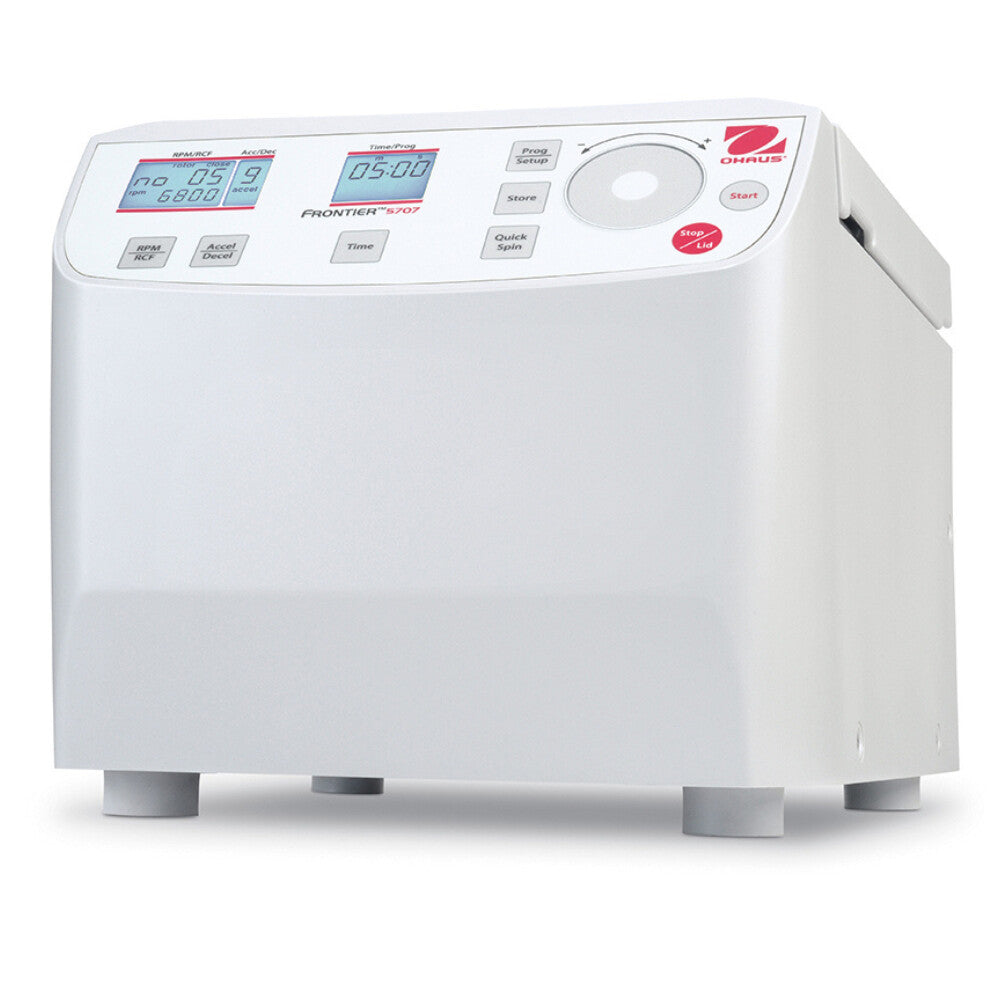 Ohaus Frontier 5000 Series FC5707 Multi Centrifuge Closed Lid Angled Left Front View