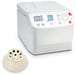 Ohaus Frontier 5000 Series FC5707 Multi Centrifuge Closed Lid Angled Right Top Front View with R05 Rotor to Left Side