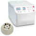 Ohaus Frontier 5000 Series FC5707 Multi Centrifuge Closed Lid Angled Right Top Front View with R09 Rotor to Left Side